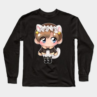 Leon is a cat maid Long Sleeve T-Shirt